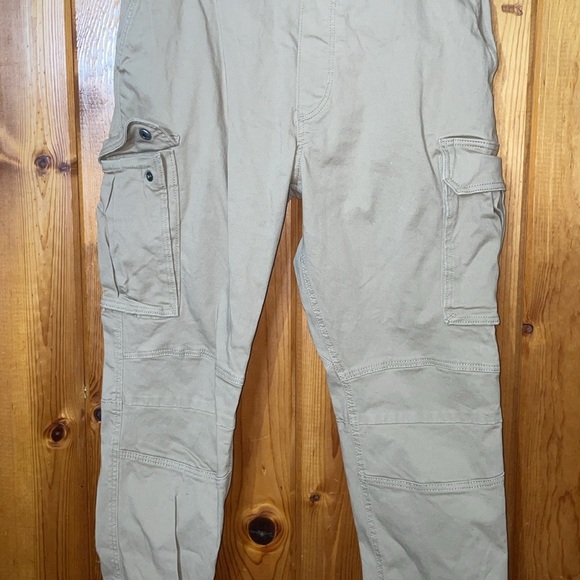 H&M cargo tactical pants tan pants size small skinny fit street wear workwear​ - Picture 2 of 6
